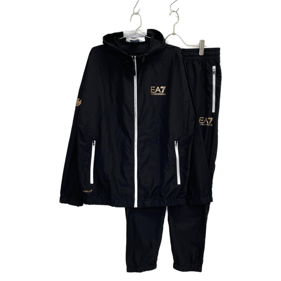エンポリオアルマーニ ﾌﾞﾗｯｸ ﾅｲﾛﾝ ｾｯﾄｱｯﾌﾟ 3LPV08 PN4HZ XL EMPORIO ARMANI エンポリオアルマーニ ブラック ナイロン セットアップ