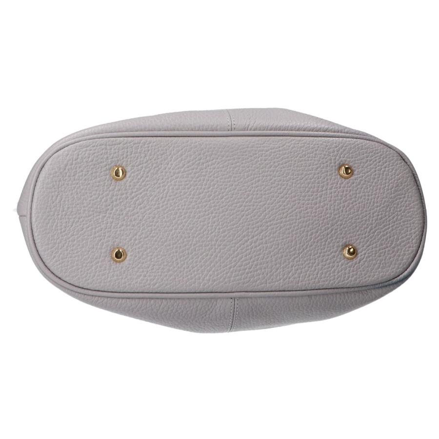 アタオ ウィークエンド ショルダーバッグ 2way レザー グレー 斜め掛け 