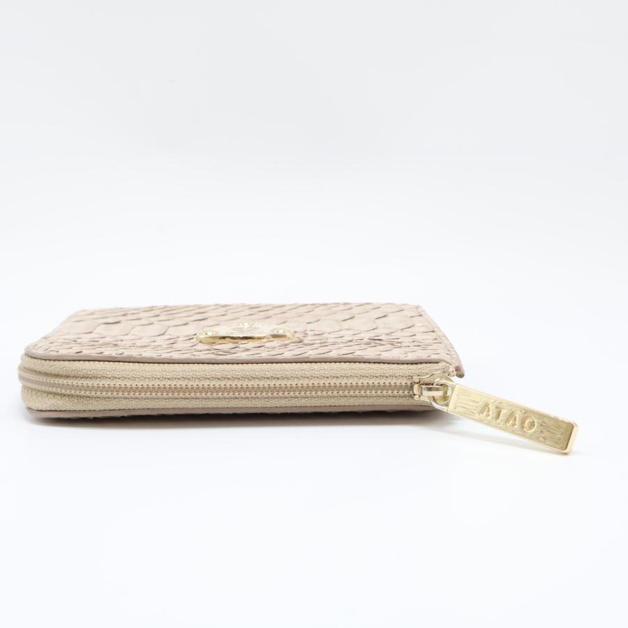 美品 ATAO アタオ milimo ミリモ パイソン HAKU ミニウォレット