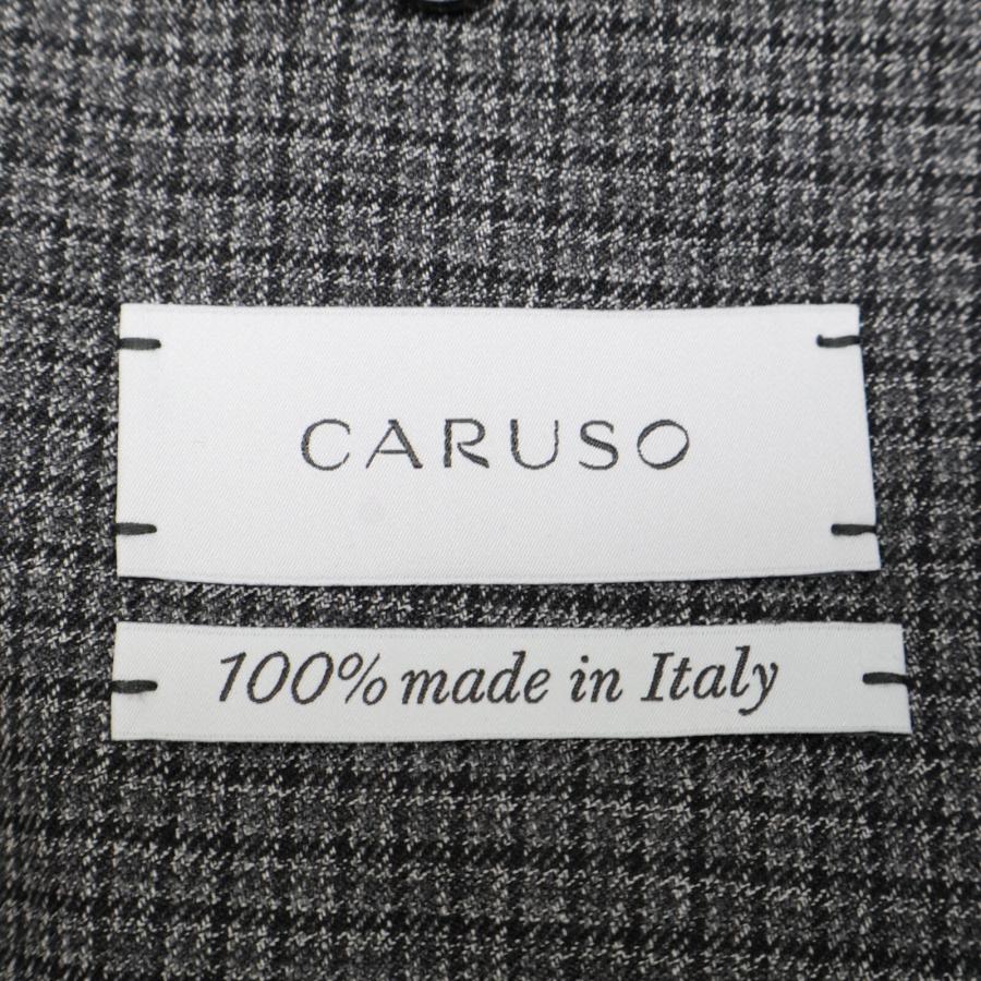 艶感CARUSO セットアップ スーツ 48 艶感CARUSO セットアップ スーツ 48 メンズ 未使用 CARUSO グレー