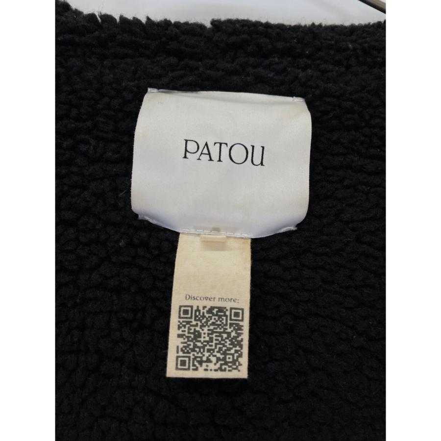 PATOU パトゥ ブラック クロップドボアパーカー 22AーJE056ー9984 36