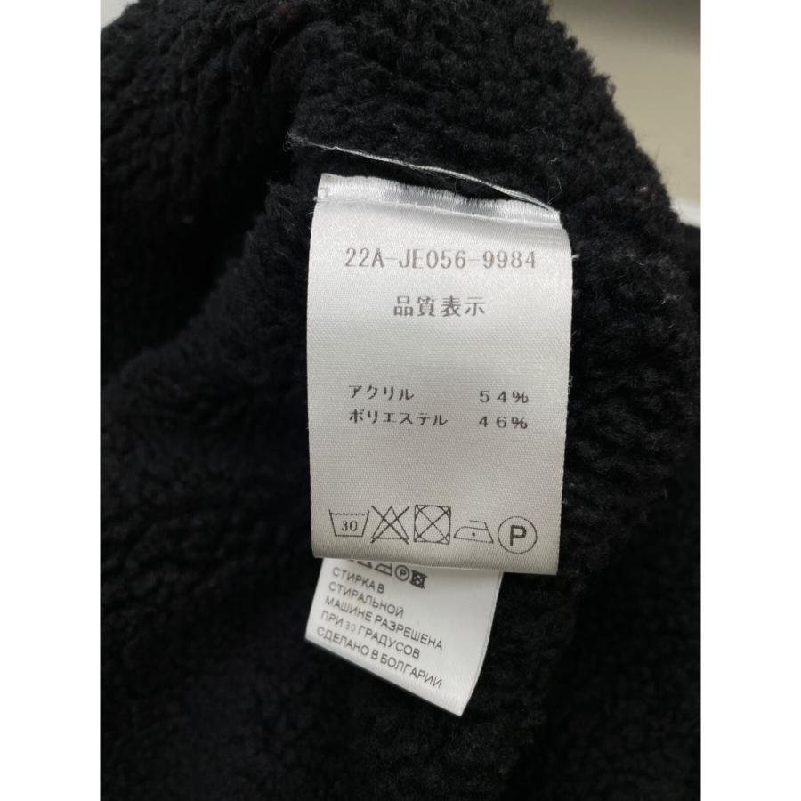 PATOU パトゥ ブラック クロップドボアパーカー 22AーJE056ー9984 36