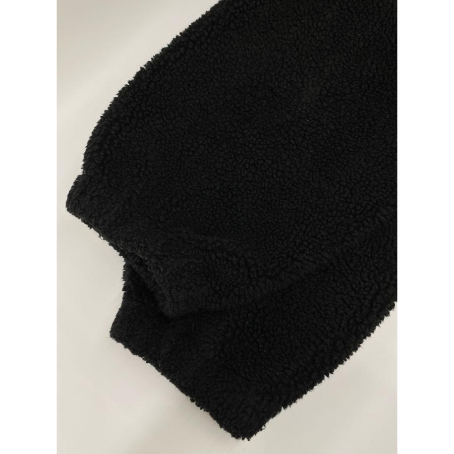 PATOU パトゥ ブラック クロップドボアパーカー 22AーJE056ー9984 36