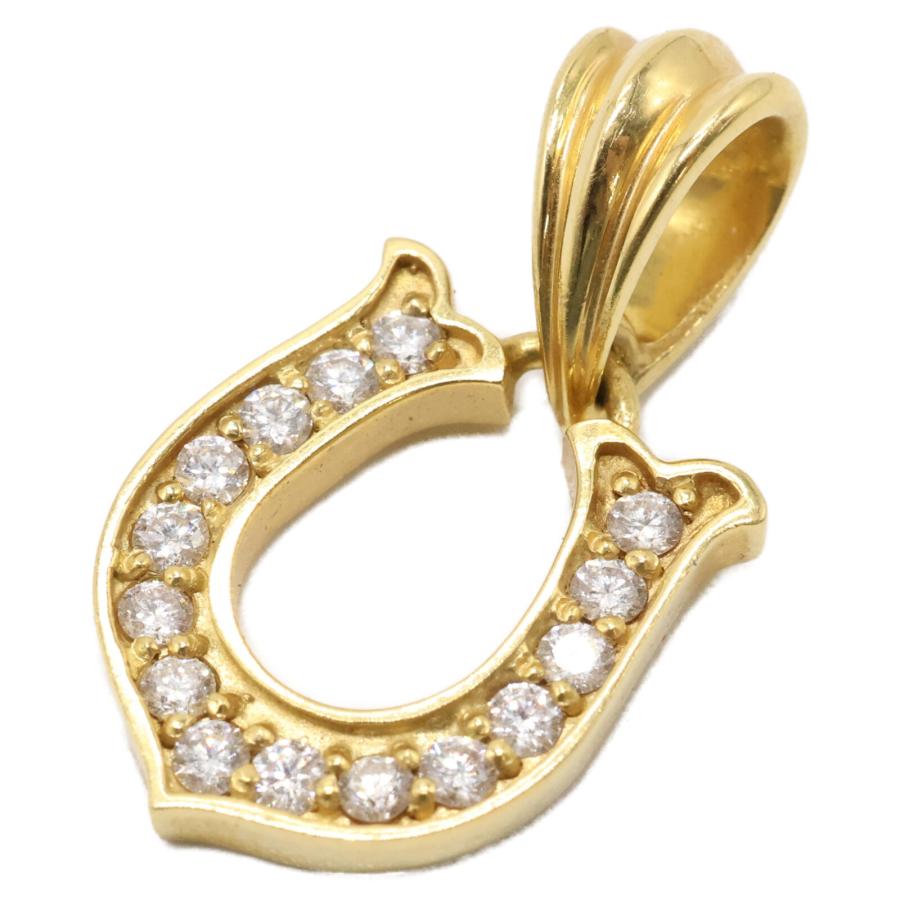 REGALIA レガリア K18 ホースシュー D0.31ct メレダイヤモンド  