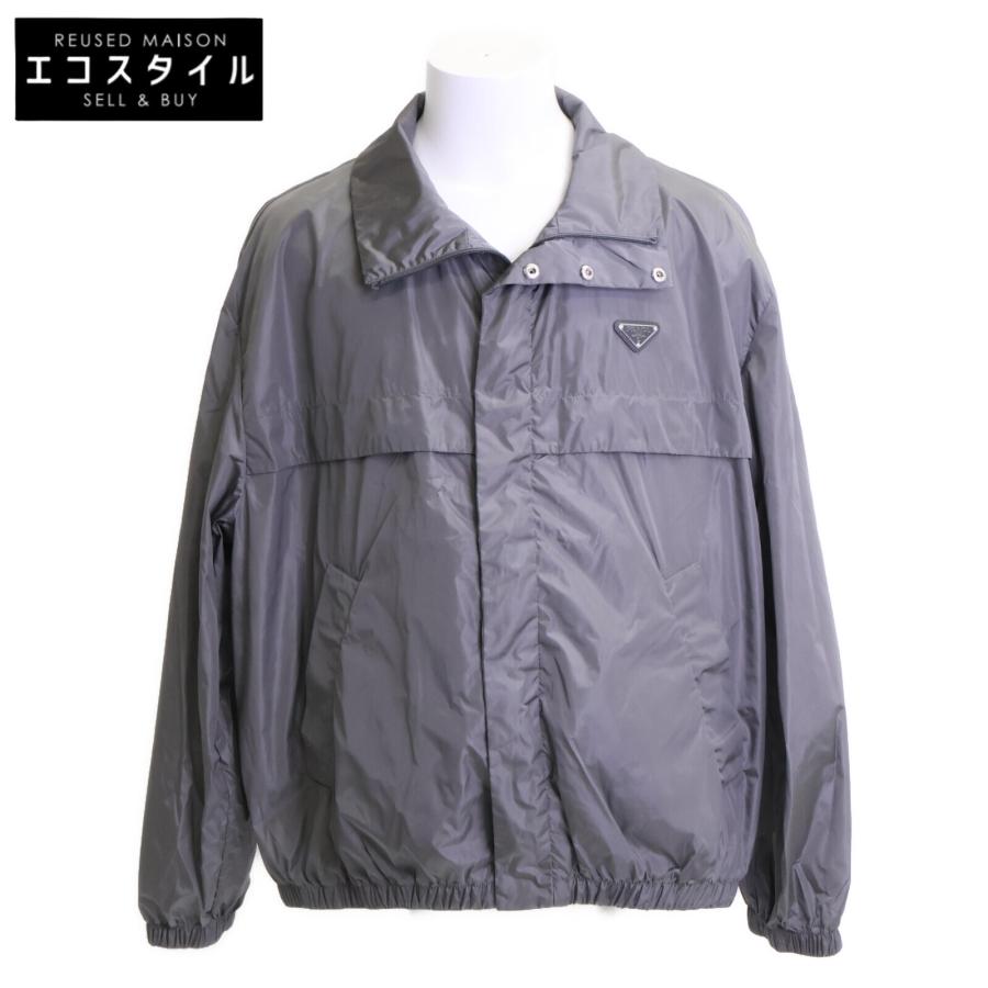 【値下げしました】PRADA ロゴプリントジャケット グレー 30880354_59702724_322.jpg