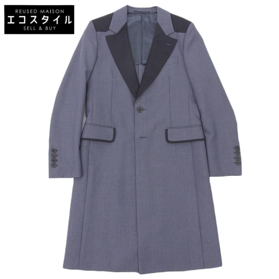 PRADA ウール チェスターコート グレー サイズ46R PRADA プラダ