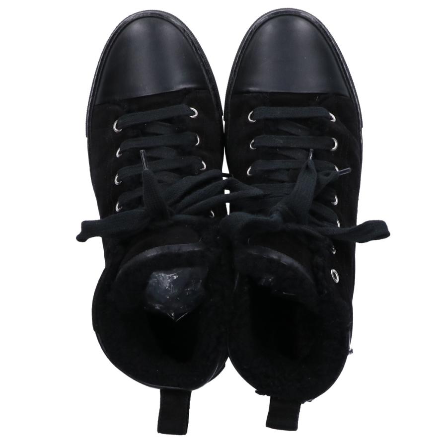 HERMES エルメス JIMMYジミー ボアxスエード ハイカットスニーカー