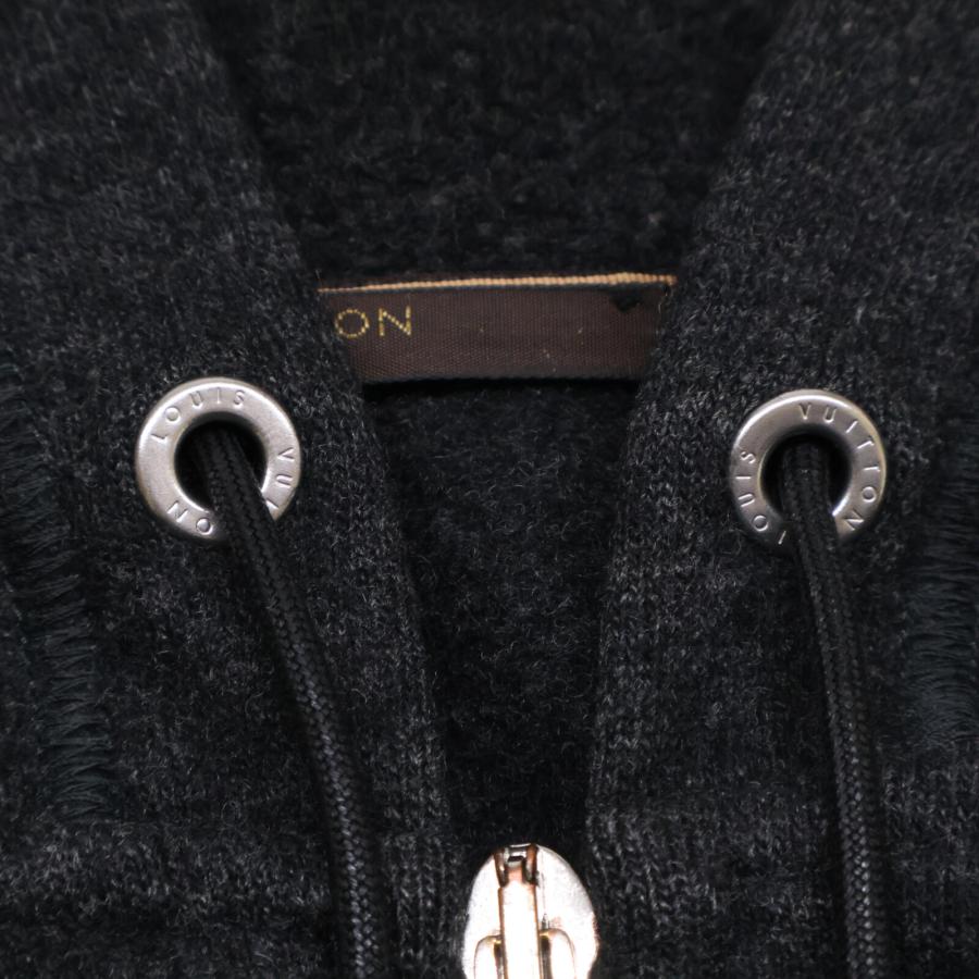 LOUIS VUITTON ルイヴィトングレー ジップアップパーカーM
