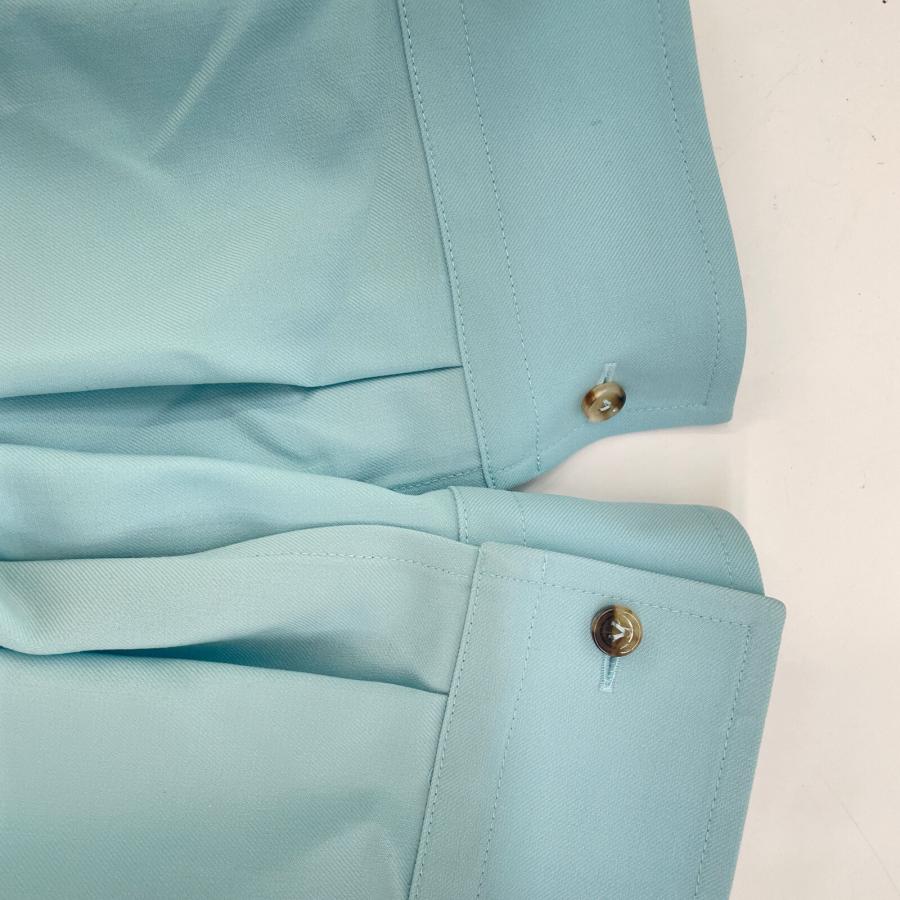 BOTTEGA VENETA ボッテガヴェネタ 25SS ブルー ウールツイルシャツ  