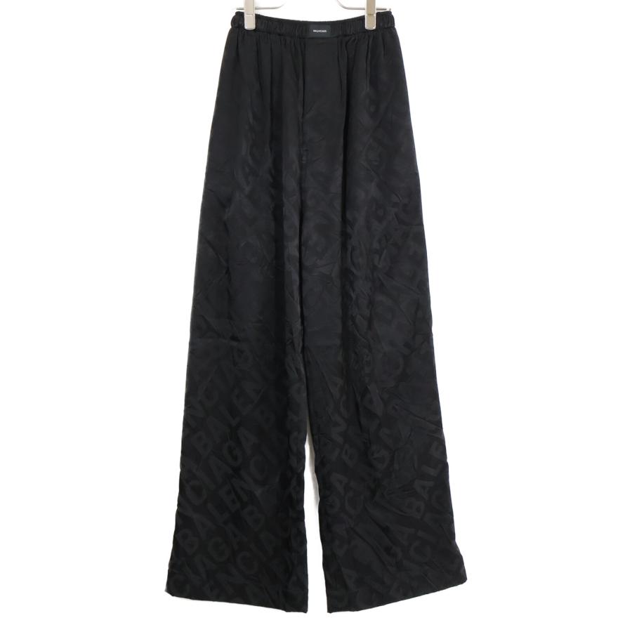 BALENCIAGA 国内正規/ バレンシアガ 659026 ロゴ総柄 ロングパンツ  