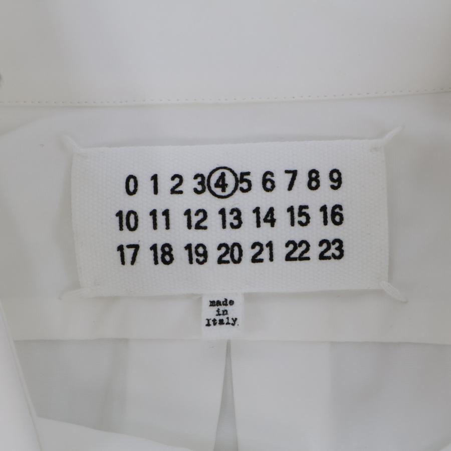 Maison Margiela メゾンマルジェラ ホワイト ポプリン デコルティケ  