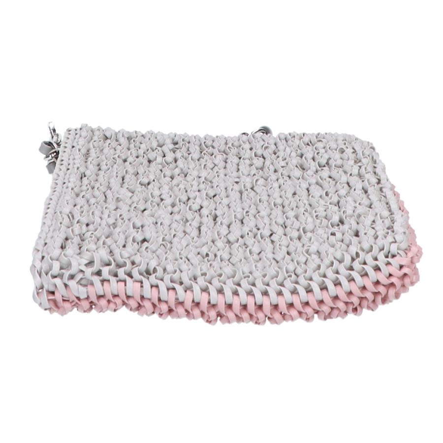 ANTEPRIMA（アンテプリマ） ピンク×グレー ワイヤー クラッチバッグ