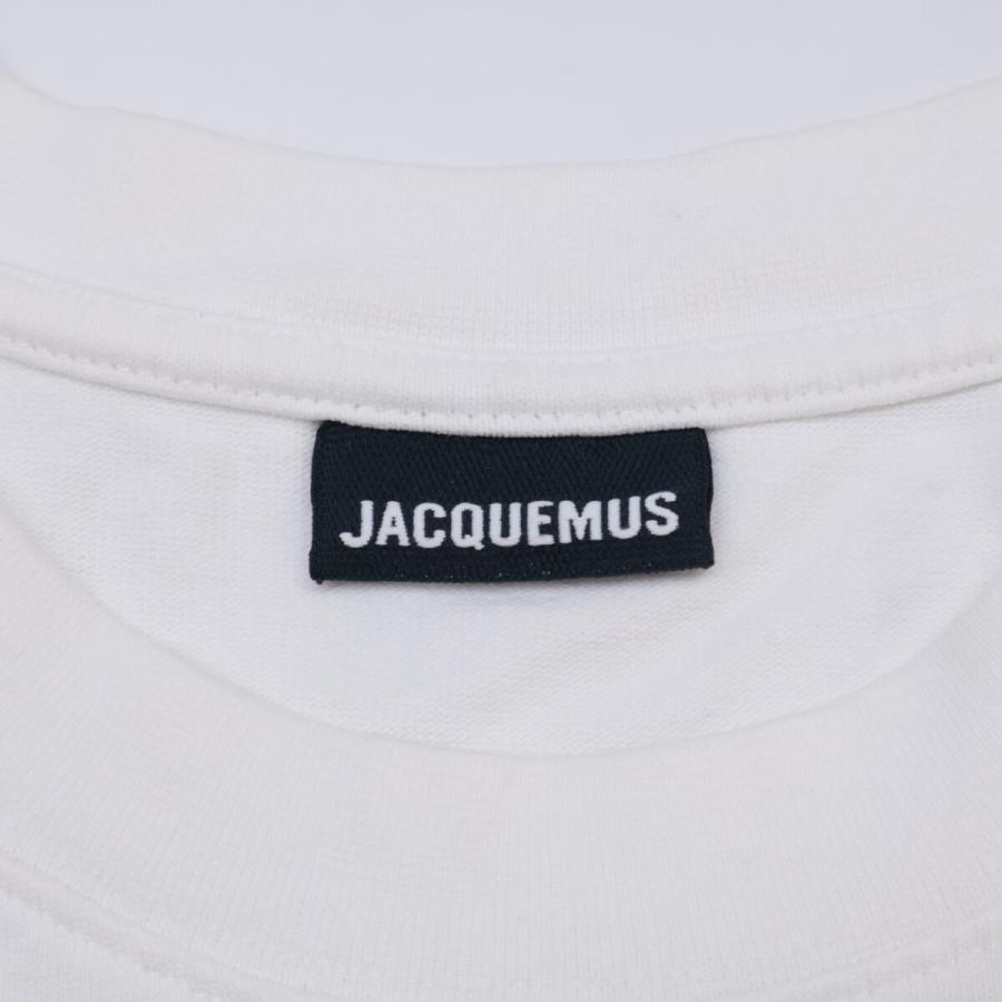 JACQUEMUS（ジャックムス） × Tシャツ（未使用・美品・即日配送 JACQUEMUS ジャックムス ホワイト LE TSHIRT GROSS GRAIN T