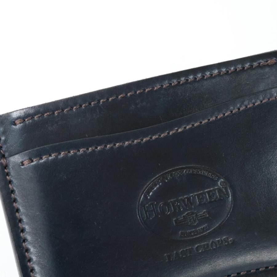 LAST CROPS ラストクロップス シェルコードバン カードケース ネイビー