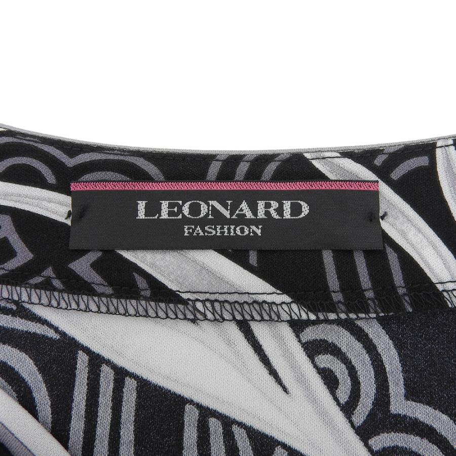 LEONARD（レオナール） 美品 カンカン素材 ワンピース レディース