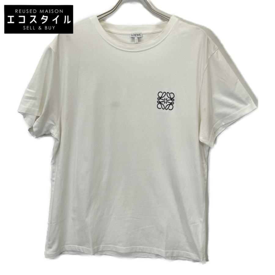 LOEWE（ロエベ） ホワイト アナグラム 半袖Tシャツ ホワイト XL