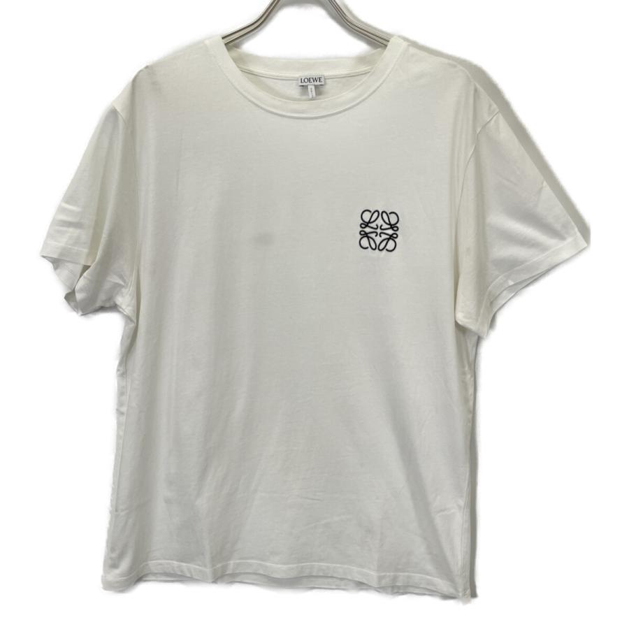 LOEWE（ロエベ） ホワイト アナグラム 半袖Tシャツ ホワイト XL