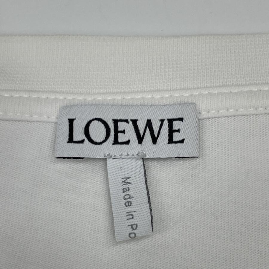 LOEWE（ロエベ） ホワイト アナグラム 半袖Tシャツ ホワイト XL