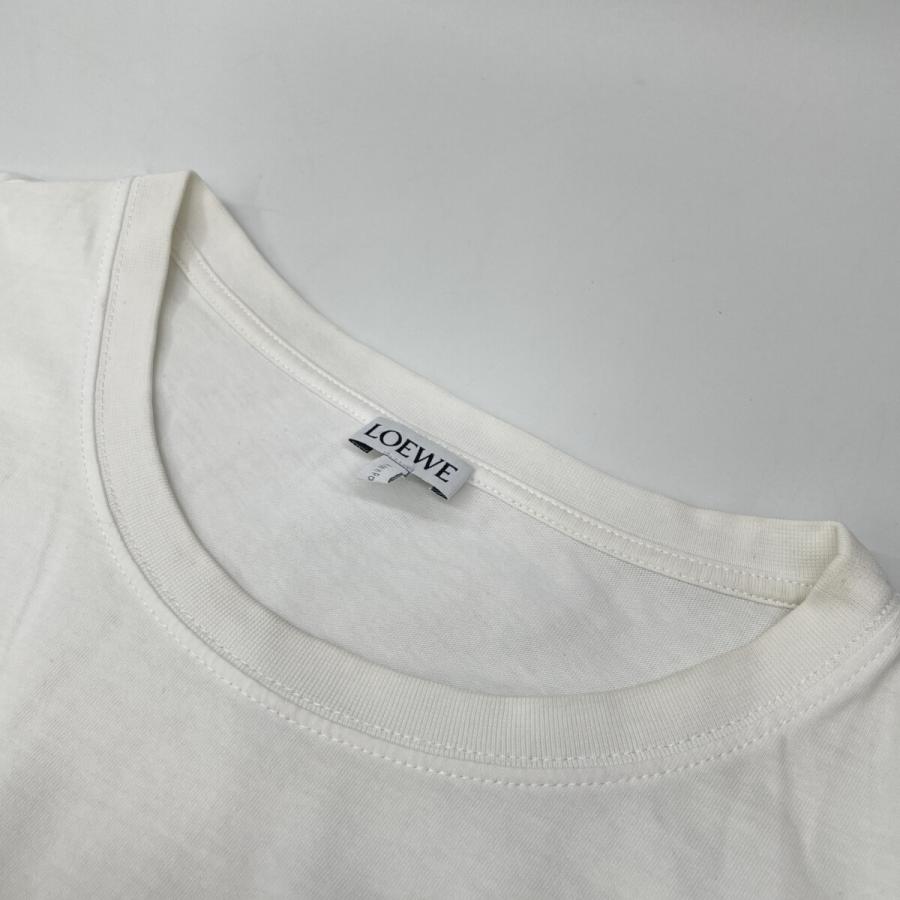 LOEWE（ロエベ） ホワイト アナグラム 半袖Tシャツ ホワイト XL