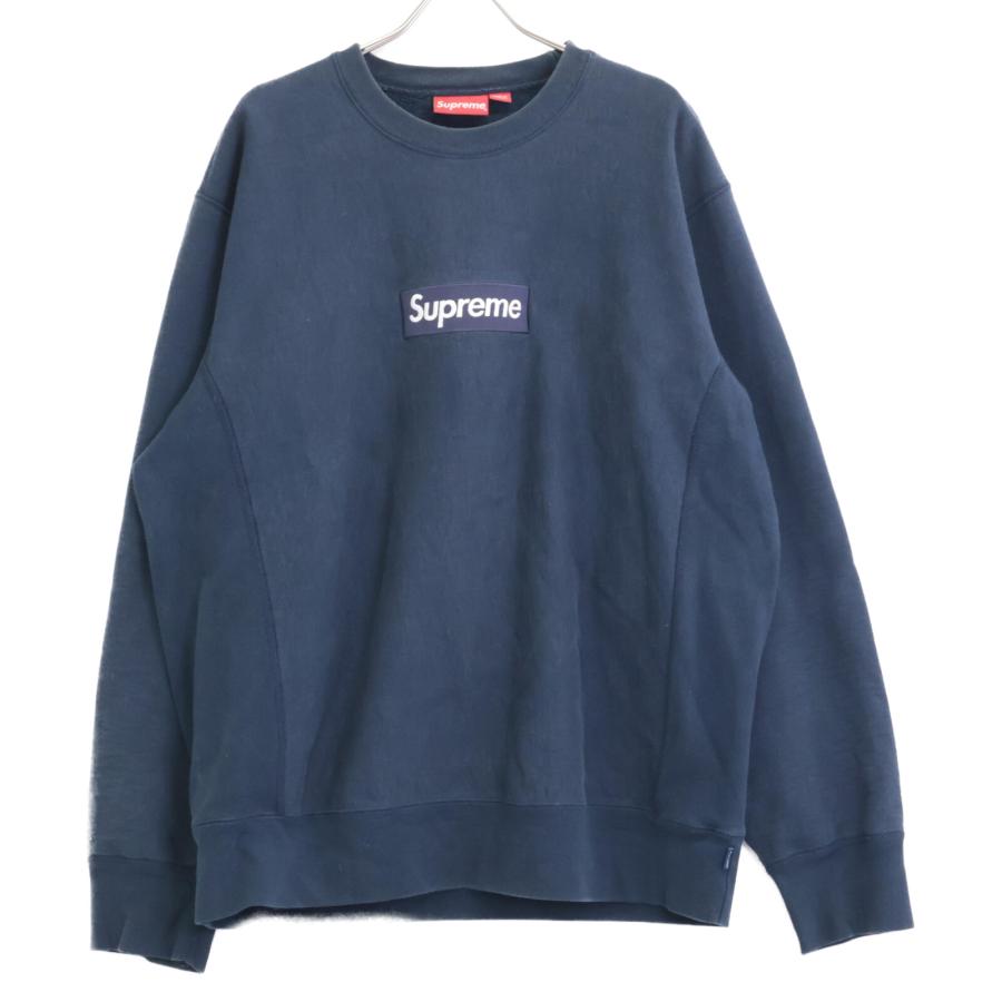 Supreme（シュプリーム） ネイビー ボックスロゴ スウェットトレーナー