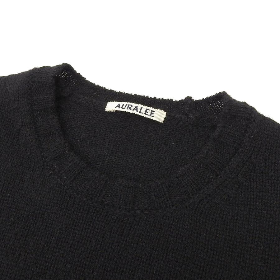 AURALEE（オーラリー） SHETLAND WOOL CASHMERE ニットTシャツ