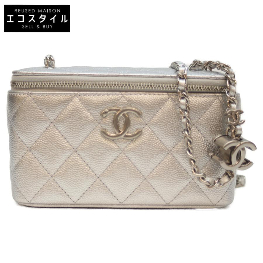CHANEL（シャネル） AP3940 キャビア シルバー シルバー金具 バニティ