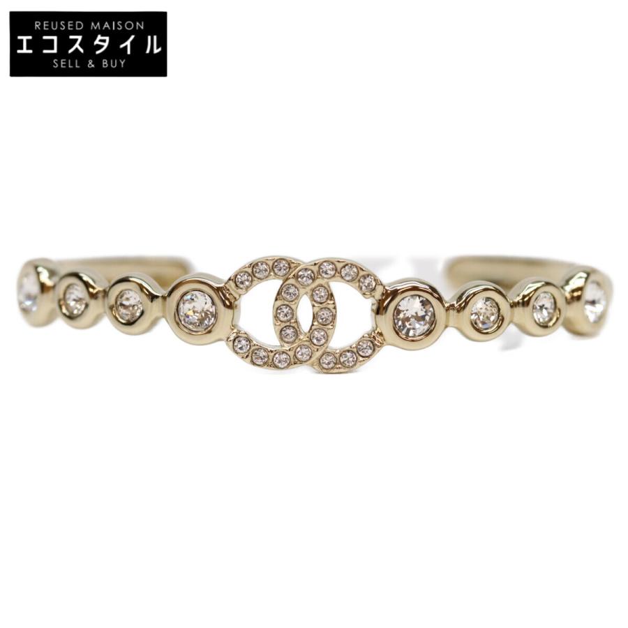CHANEL（シャネル） B25S ココマーク ラインストーン バングル