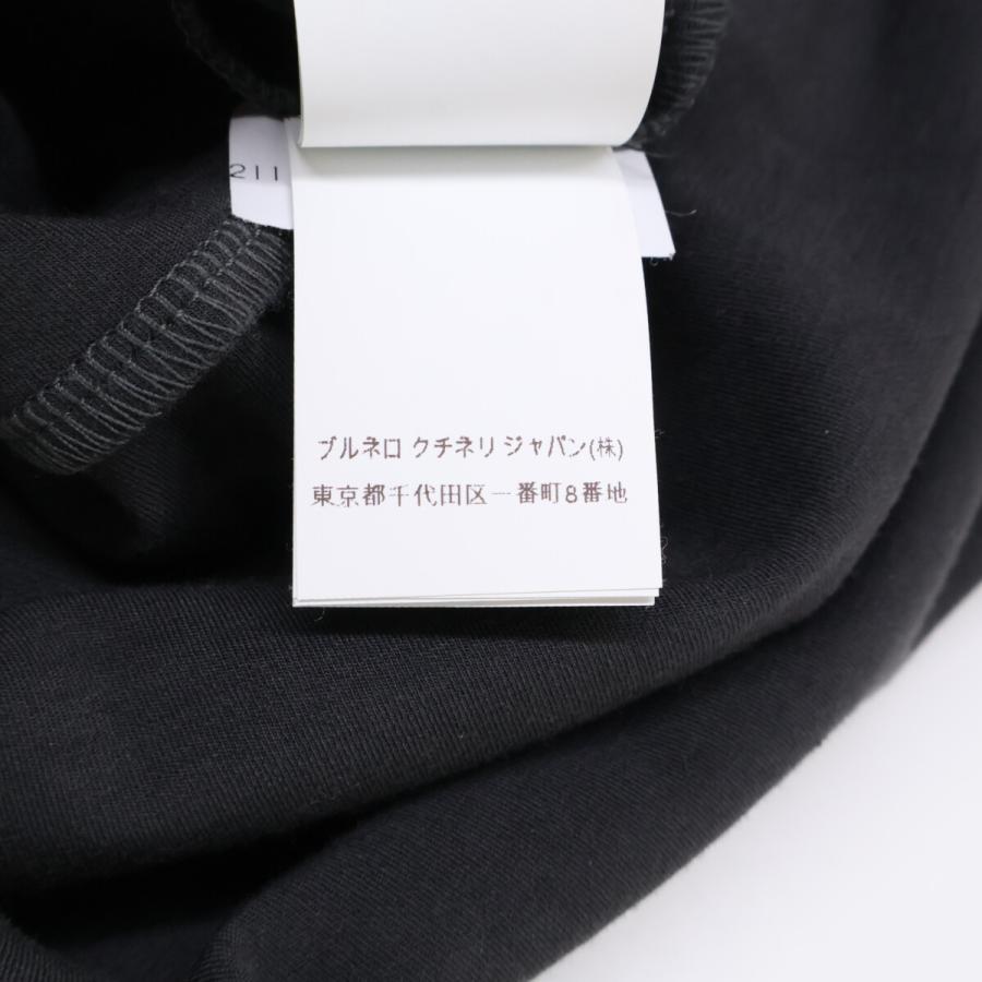 ブルネロクチネリ　グレー　コットン　ワンピース　M BRUNELLO CUCINELLI ブルネロクチネリ グレー 半袖コットンワンピース