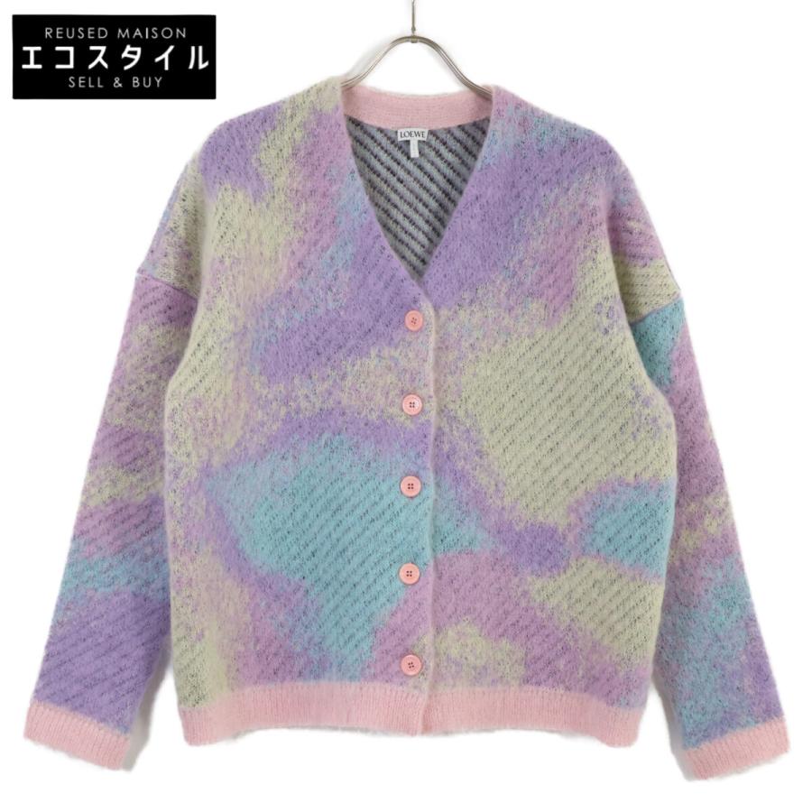 LOEWE（ロエベ） 22SS マルチカラー ユニコーン モヘアカーディガン