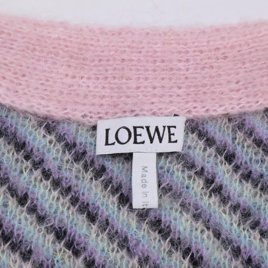 LOEWE（ロエベ） 22SS マルチカラー ユニコーン モヘアカーディガン