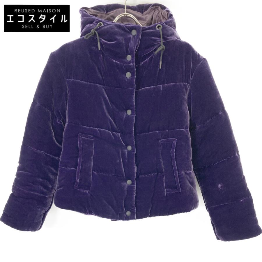 ASPESI（アスペジ） パープル ベルベット ボンバージャケット パープル