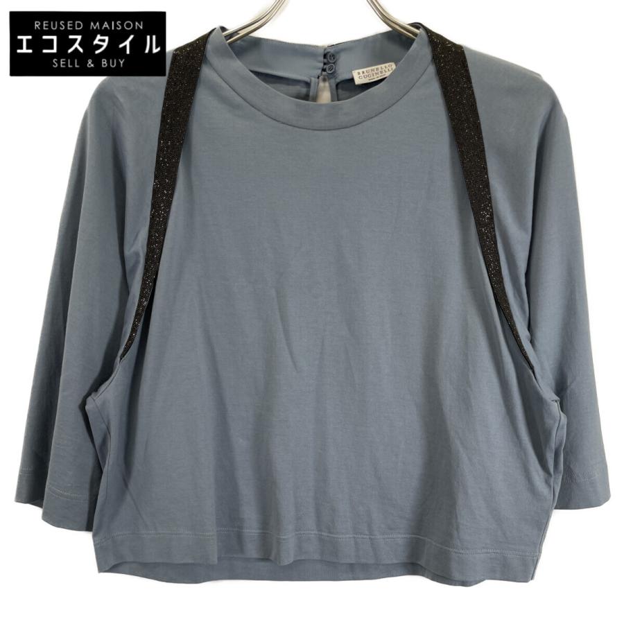 BRUNELLO CUCINELLI ブルネロクチネリ ライトブルー クロップド