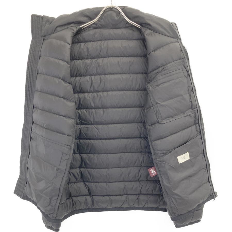 Bally BALLY バリー 黒 ラバーロゴパッチ ライトダウンジャケット  