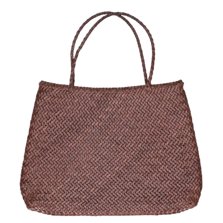 DRAGON ドラゴン メッシュレザー トートバッグ ブラウン レディース