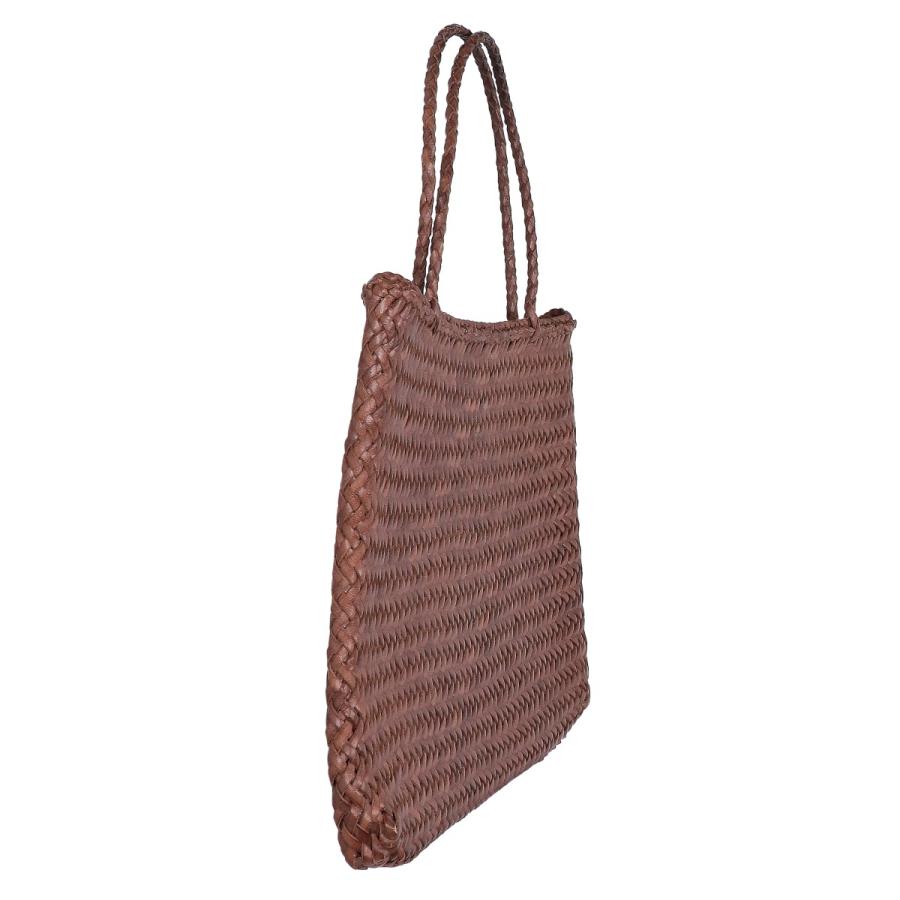 【DRAGON/ドラゴン】brownトート DRAGON ドラゴン メッシュレザー トートバッグ ブラウン レディース