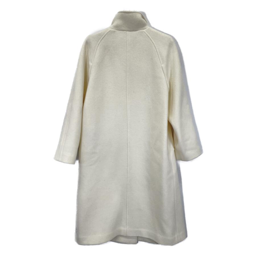 allureville アルアバイル ホワイト カシミヤ混 スタンドカラーコート