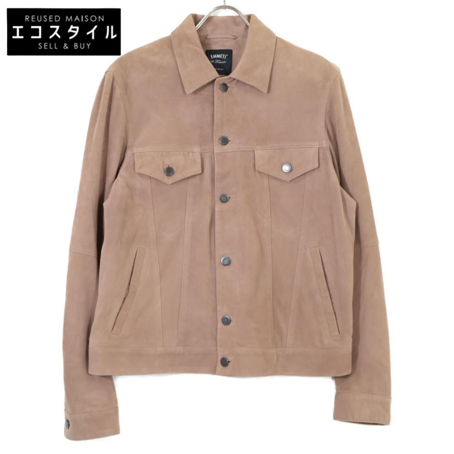 EMMETI エンメティー ブラウン スエード JACK 3rd型 ブルゾン 52