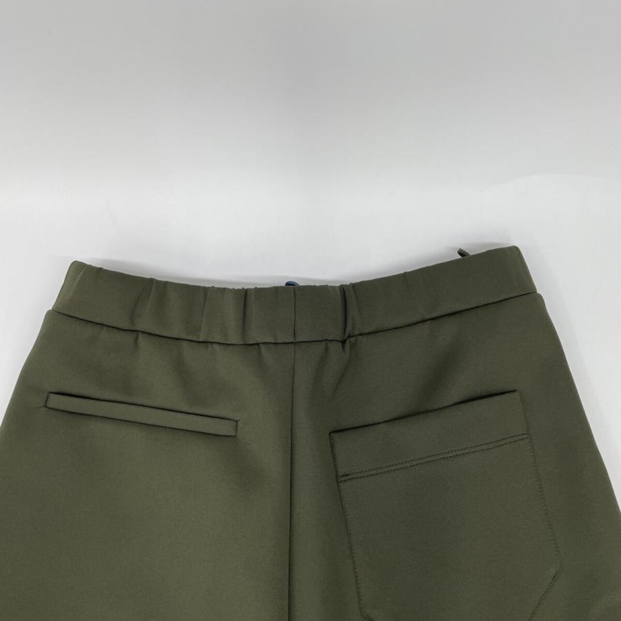 PRADA プラダ カーキ ジップデザイン テーパードパンツ カーキ ＸＳ ボトムス ポリエステル レディース 中古_8