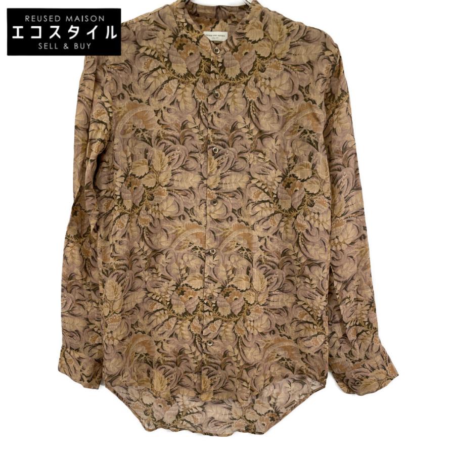 DRIES VAN NOTEN ブラウン シャツ 38 DRIES VAN NOTEN（ドリスヴァンノッテン）中古・古着オンライン通販
