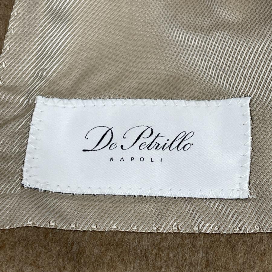 DE PETRILLO デペトリロ ベージュ ウール ダブルブレストポロコート 48
