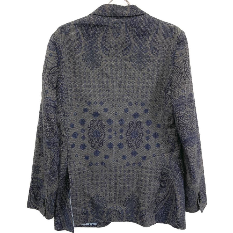 ETRO（エトロ） ネイビー ペイズリー柄 ウール セットアップ ネイビー