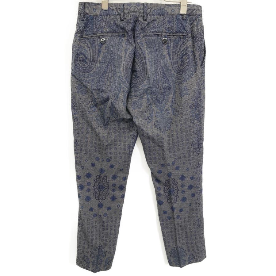 ETRO（エトロ） ネイビー ペイズリー柄 ウール セットアップ ネイビー