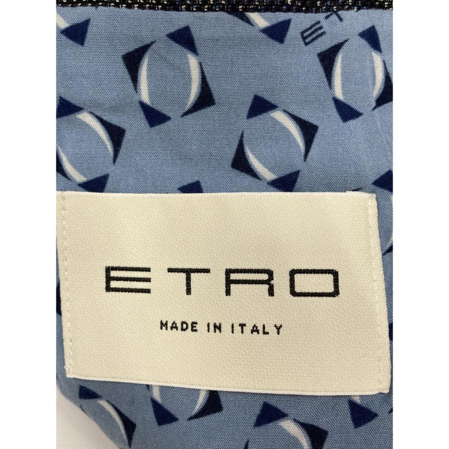 ETRO（エトロ） ネイビー ペイズリー柄 ウール セットアップ ネイビー