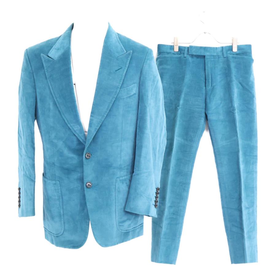 TOM FORD トムフォード 371R72 11SS40/61004E ベロア ピークドラペル