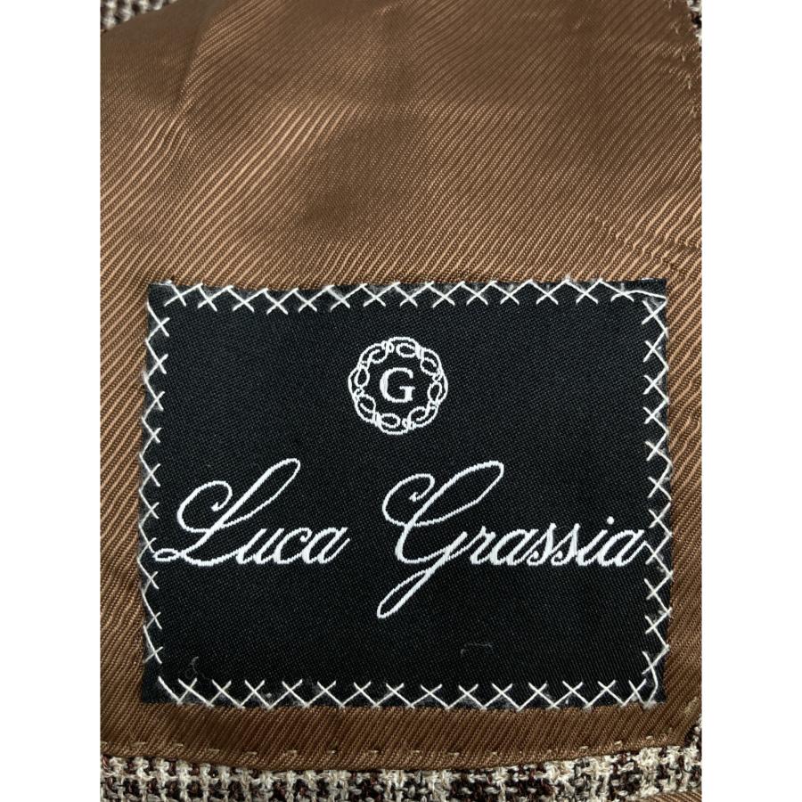 Luca Grassia ルカグラシア ブラウン SALVATORE ENRICO チェック柄