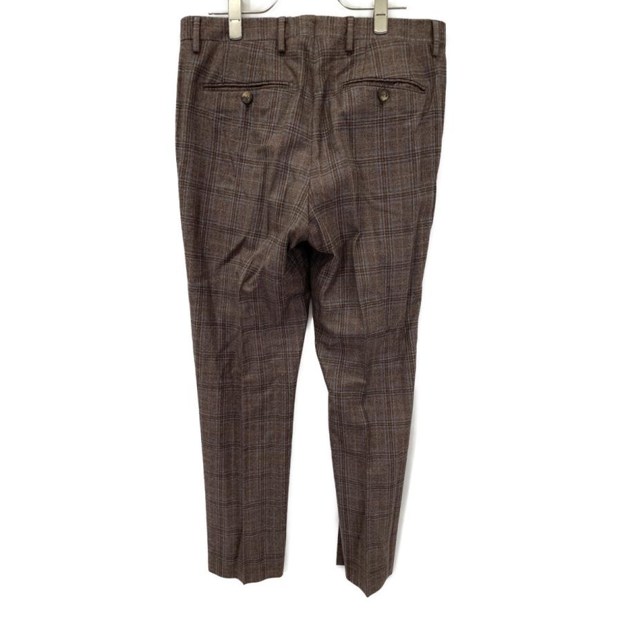 ETRO（エトロ） ブラウン 1A908 裏地ペイズリー ウール2Bセットアップ