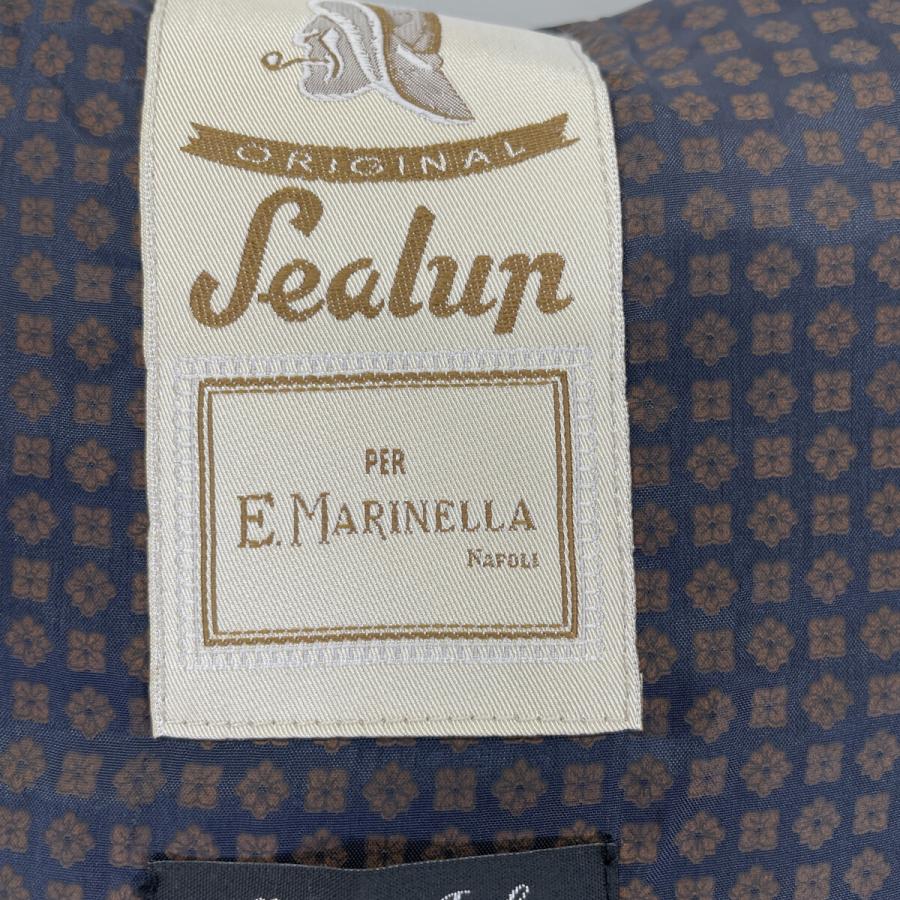 Sealup シーラップ ×E.MARINELLA 一部レザー ウール ダウンジャケット