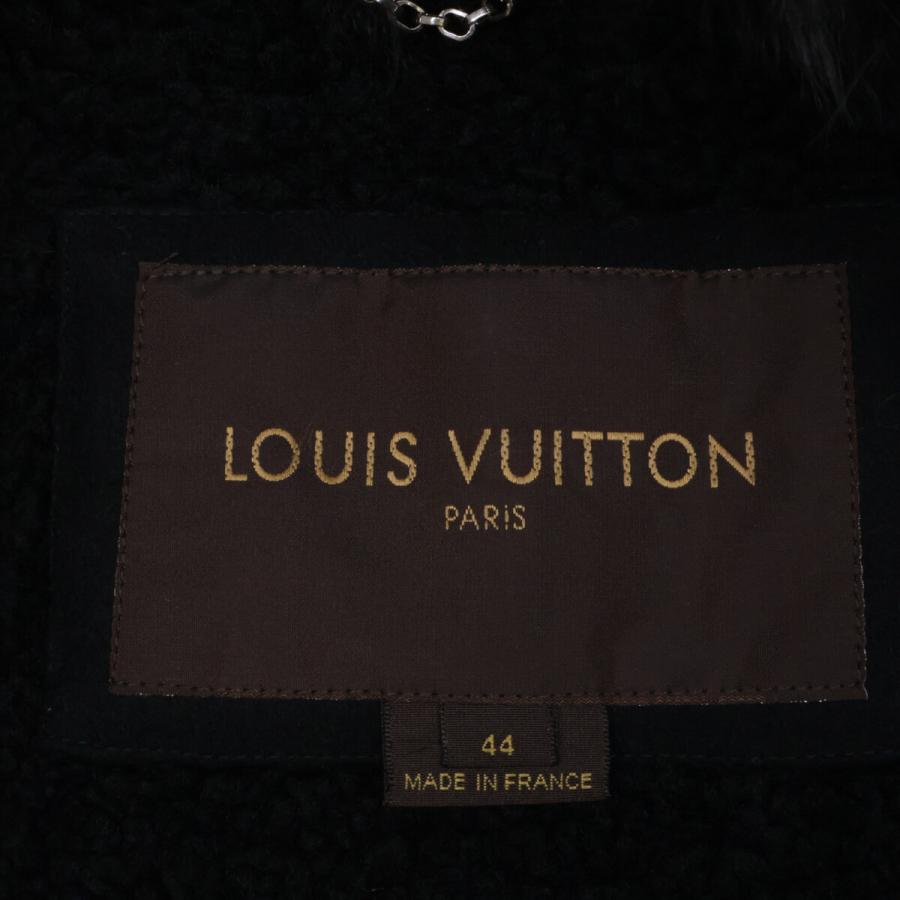 LOUIS VUITTON ルイヴィトン ウール ファー付き ロングコート コート