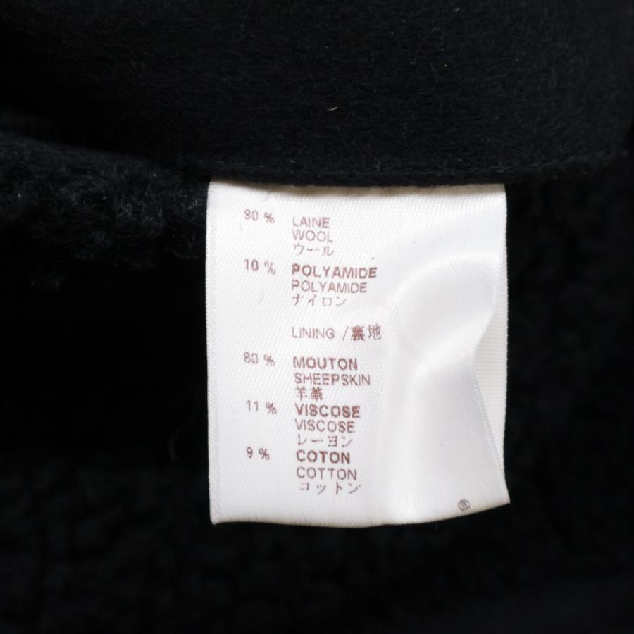 LOUIS VUITTON ルイヴィトン ウール ファー付き ロングコート コート