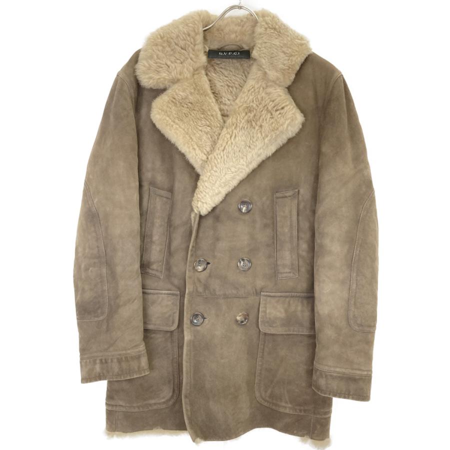 GUCCI（グッチ） ブラウン ラムムートンコート ブラウン 46 コート